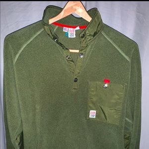 Topo Designs Green Pullover